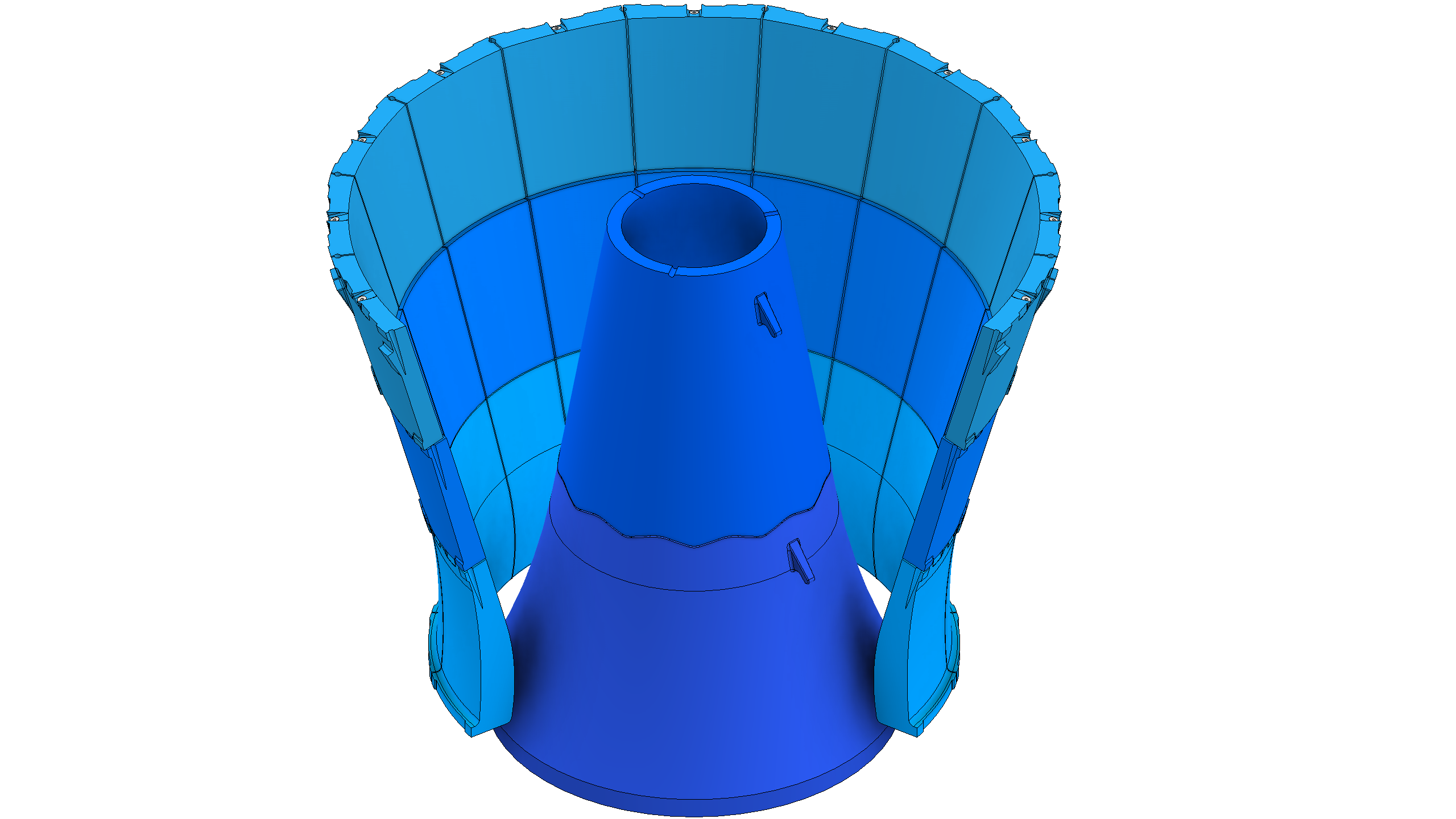 Gyratory crusher illustration